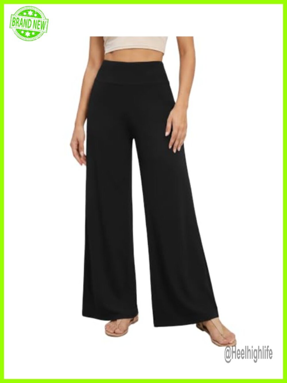 Wide Leg Palazzo Pants for Women Trousers High Waisted Lounge